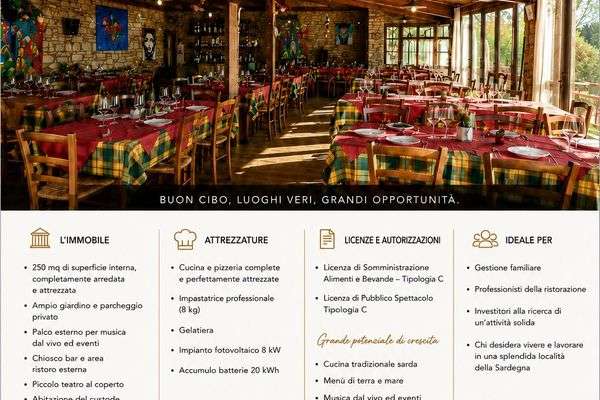 Azienda in vendita: CAUSA VECCHIAIA CEDIAMO RISTORANTE PIZZERIA  a Villanovaforru - Ristoranti - Immagine principale